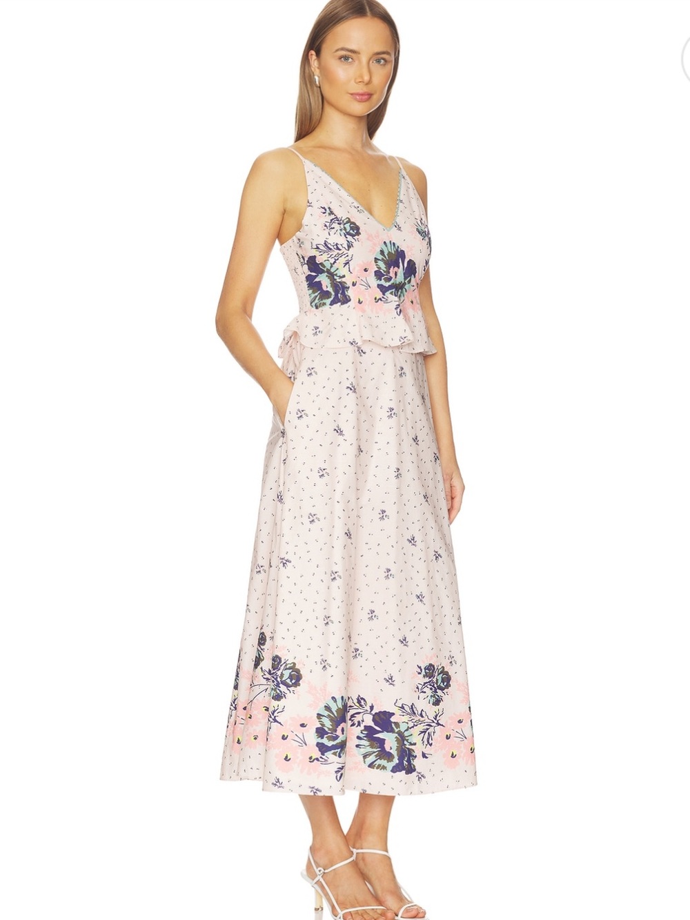 Cleobella Mena Ankle Dress in Liora Print - Picture 3 of 11